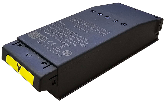 Printronix LP654C Yellow Toner Cartridge – OEM (P/N U52129301)