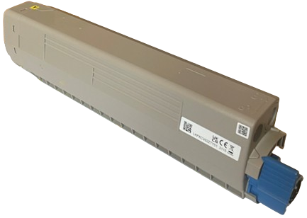 Printronix LP844C Yellow Toner Cartridge – OEM (P/N U46861301)